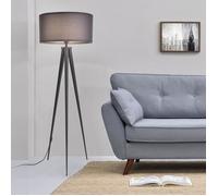 Lampadaire Trépied Faro E27 Hauteur 153 cm Gris Clair