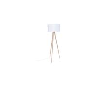 Lampadaire Trépied Wood White