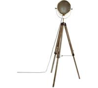 Lampadaire Trépied - ZVVN - Ebor Bronze - Bois et Acier - H152 cm - Vintage