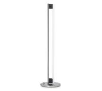 Lampadaire Tube Light H 104cm/frame steel tube chromed/felt gliders grey