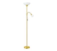 Lampadaire UP 2 E27 1X60W en acier laiton mat D275mm