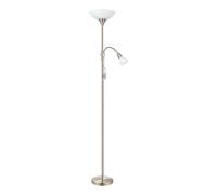 Lampadaire UP 2 E27 1X60W en acier nickel mat D275mm