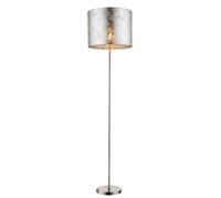 Lampadaire uplighter argent lampadaire salon lampadaire lampadaire chambre, 1x E27, DxH 40x160 cm