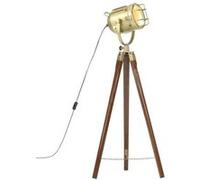 vidaXL Lampadaire trépied en bois de manguier massif E27 97 cm Chic