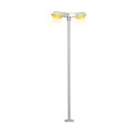 Lampadaire Viessmann 6098 H0 moderne, double, 2 LED jaune