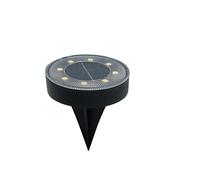 Lampadaires d'extérieur à énergie solaire pour décoration de pelouse et jardin, éclairage souterrain étanche pour cour