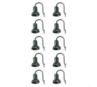 Lampadaires Échelle HO OO Supports Muraux Verts pour Maquettes Ferroviaires avec LED 3V et Résistances 12V(Bottle Green)