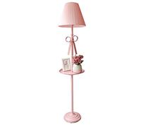 Lampadaires Éclairage intérieur Lampadaire Lampadaire Enfant Chambre Fille Lampadaire Grand Salon Lampe Standard avec Étagère Lampadaires (Color : Pink36 160CM)