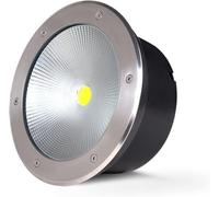 Lampadaires Encastrés Extérieurs étanches COB LED 3-50w, Ac85-265v Ip67 Jardin Paysage Lumières dans Le Sol, Warm Light, 5w-12v