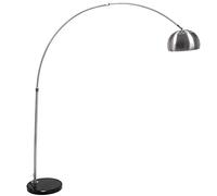 Lampadaires, lampadaire à arc LED avec base en marbre - Éclairage de salon pour derrière le canapé - Lampadaires verticaux suspendus modernes et hauts, H140cm / 160cm / 165cm / 190cm Lampadaire