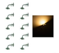 Lampadaires LED ABS et Métal Échelle 1:87 pour Train