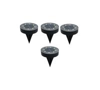 Lampadaires LED Solaires IP68 Lampes De Pelouse Extérieures Souterraines Étanches For Décoration Jardin Terrasse Cour Lumineuses Et éConomes En éNergie(Warm Light-4 PCS)