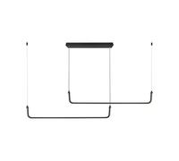 Lampadario LED Suspendu 24W Design Moderne Lumière Naturelle Noir V-TAC VT-7770