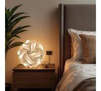 Lampadesign Lampe à LED de table chevet design moderne FIOCCO 25 cm Assemblee Couleur blanc Lampes tables de nuit chambre a coucher éclairage maison lumière chaude et relaxante