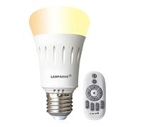 lampaous LED Veilleuse E27 9w, Veilleuse Bébé avec Télécommande Veilleuse Enfant, Lampe Nuit Luminosité et couleur de température Ajustable.(télécommande compris)