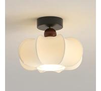 Lámpara colgante moderna de 10,23 pulgadas Con Luz Blanca y Forma de farol Para mesa de comedor y escalera Con casquillo E27.