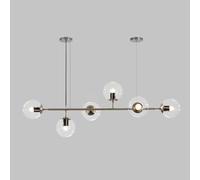 Lámpara colgante moderna de 6 Luces E27 Con lámpara colgante Para Sala de Estar y cocina.
