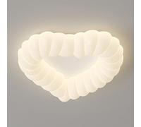 Lámpara de araña de 19 pulgadas, Luz Blanca, iluminación sencilla, lámpara de araña Con Forma de corazón, lámpara de salón, 40 W