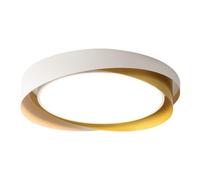 Lámpara de araña moderna de 24 W, Redonda, Para Sala de Estar y cocina, 15,7 pulgadas