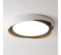 Lámpara de araña moderna de 24 W, Redonda, Para Sala de Estar y cocina, 15,7 pulgadas