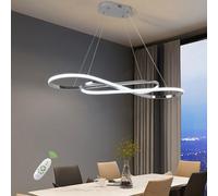 Lámpara de Araña moderna LED, Colgante para Isla de Cocina y Comedor, Regulable con Control Remoto