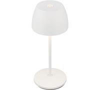 Lámpara Led De Sobremesa Inalámbrica Ip44 Con Estación De Carga, Regulable Por Etapas, Batería Recargable Y Fuente De Luz Intercambiables, Lámpara De Mesilla De Noche, 39,5x12,5 Cm, Negro