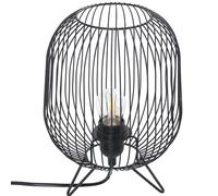 LÁMPARA SOBREMESA METAL NEGRO1XE27 MAX40W NO INCLUIDA_°21X27CM