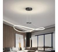 Lámparas de araña, lámparas de 3000-6500 K, lámparas colgantes Con anillos, decoración moderna de pared Para el hogar, lámparas, iluminación sencilla, iluminación colgante.