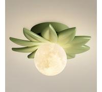Lámparas de araña modernas, lámpara de pasillo Con Forma de Sol de 9 pulgadas, Luz pequeña, textura de Luna.