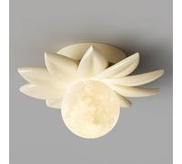 Lámparas de araña modernas, lámpara de pasillo Con Forma de Sol de 9 pulgadas, Luz pequeña, textura de Luna.