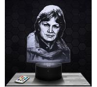 Lampe 3d _ Claude François - Accessoire, Objet, Cadeau Claude François - Veilleuse Led Tactile avec socle au choix TOP