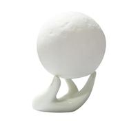 Lampe 3D en forme de lune avec capteur tactile, lampe de chevet | Romantique pour décoration de chambre à coucher, étudiant, endormis, enfants, adultes, améliorant le confort du sommeil