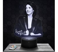 Lampe 3D - Florence Foresti - Accessoire, Objet, Cadeau Florence Foresti - Veilleuse Led Tactile avec socle au choix et