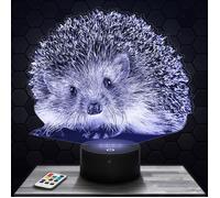 Lampe 3d _ Hérisson - Jouet, Figurine, Cadeau Hérisson - Veilleuse Led Tactile TOP