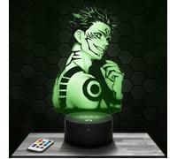 Lampe 3d _ Jujutsu Kaisen Sukuna - Jouet, Figurine, Cadeau Jujutsu Kaisen JJK - Veilleuse Led Tactile avec socle au choix TOP