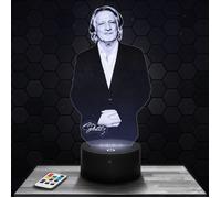 Lampe 3D - Patrick Sebastien - Accessoire Objet Cadeau Patrick Sebastien - Veilleuse Led Tactile avec socle au choix
