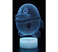 Lampe 3D Tactile Veilleuses Enfant 7 Couleurs avec Telecommande - Animal #521 G