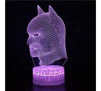 Lampe 3D Tactile Veilleuses Enfant 7 Couleurs avec Telecommande - Batman #292 G