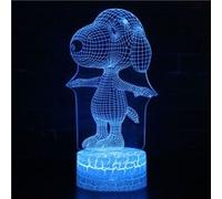 Lampe 3D Tactile Veilleuses Enfant 7 Couleurs avec Telecommande - Chien #506 G