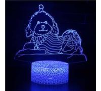 Lampe 3D Tactile Veilleuses Enfant 7 Couleurs avec Telecommande - Chien #508 G