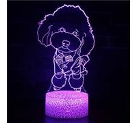 Lampe 3D Tactile Veilleuses Enfant 7 Couleurs avec Telecommande - Chien #509 G