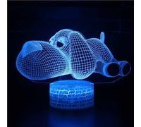 Lampe 3D Tactile Veilleuses Enfant 7 Couleurs avec Telecommande - Chien #511 G