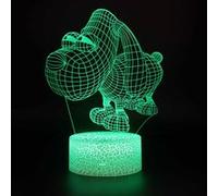 Lampe 3D Tactile Veilleuses Enfant 7 Couleurs avec Telecommande - Chien #512 G
