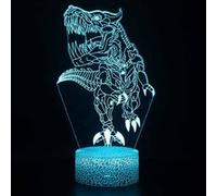 Lampe 3D Tactile Veilleuses Enfant 7 Couleurs avec Telecommande - Dinosaure #1174 G
