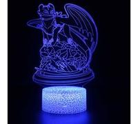 Lampe 3D Tactile Veilleuses Enfant 7 Couleurs avec Telecommande - Dinosaure #751 G