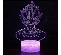 Lampe 3D Tactile Veilleuses Enfant 7 Couleurs avec Telecommande - Dragon Ball #79