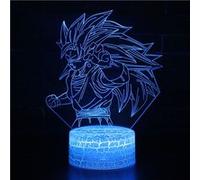 Lampe 3D Tactile Veilleuses Enfant 7 Couleurs avec Telecommande - Dragon Ball #80 G