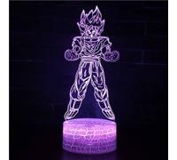 Lampe 3D Tactile Veilleuses Enfant 7 Couleurs avec Telecommande - Dragon Ball #85 G