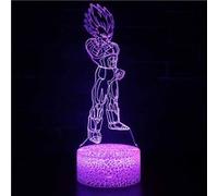 Lampe 3D Tactile Veilleuses Enfant 7 Couleurs avec Telecommande - Dragon Ball #87 G