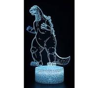 Lampe 3D Tactile Veilleuses Enfant 7 Couleurs avec Telecommande - Godzilla #907 G